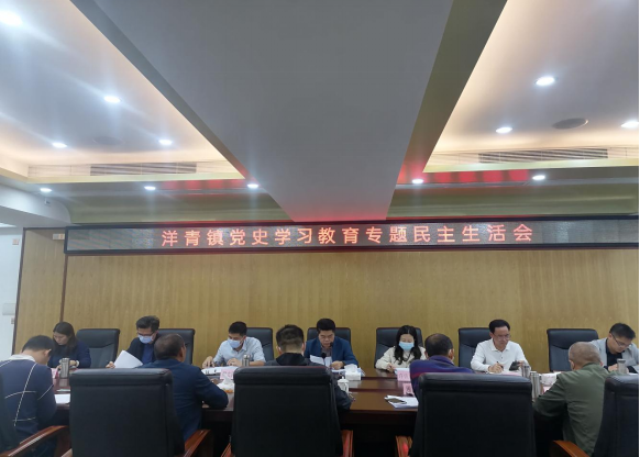 洋青鎮召開黨史學習教育專題民主生活會簡報1.27213.png